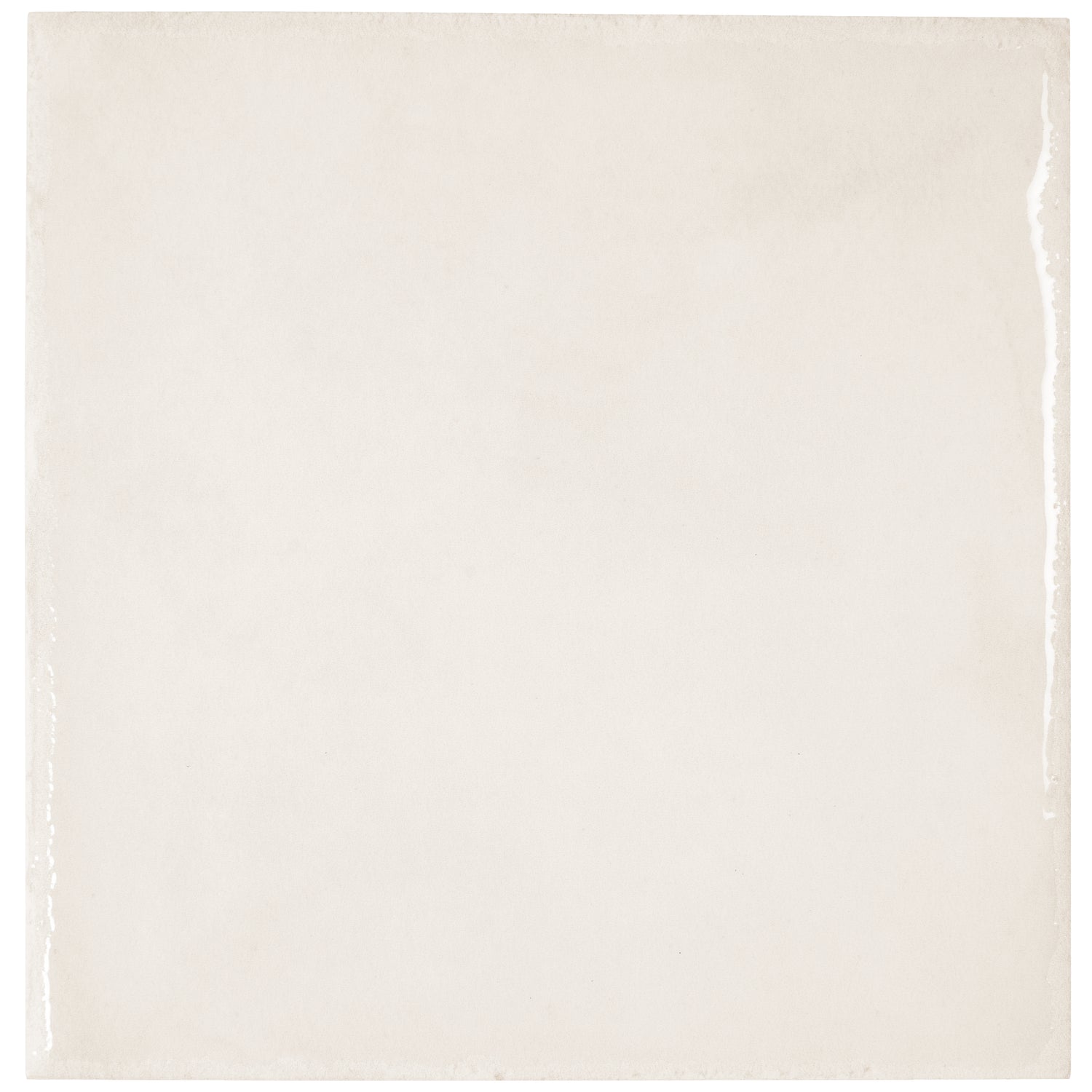 Cloud White 8x8 Glossy Zellige Square Subway Porcelain Tile (29 pack, 12.49 sq ft/case)