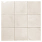 Warm Ivory 8x8 Glossy Zellige Square Subway Porcelain Tile (29 pack, 12.49 sq ft/case)