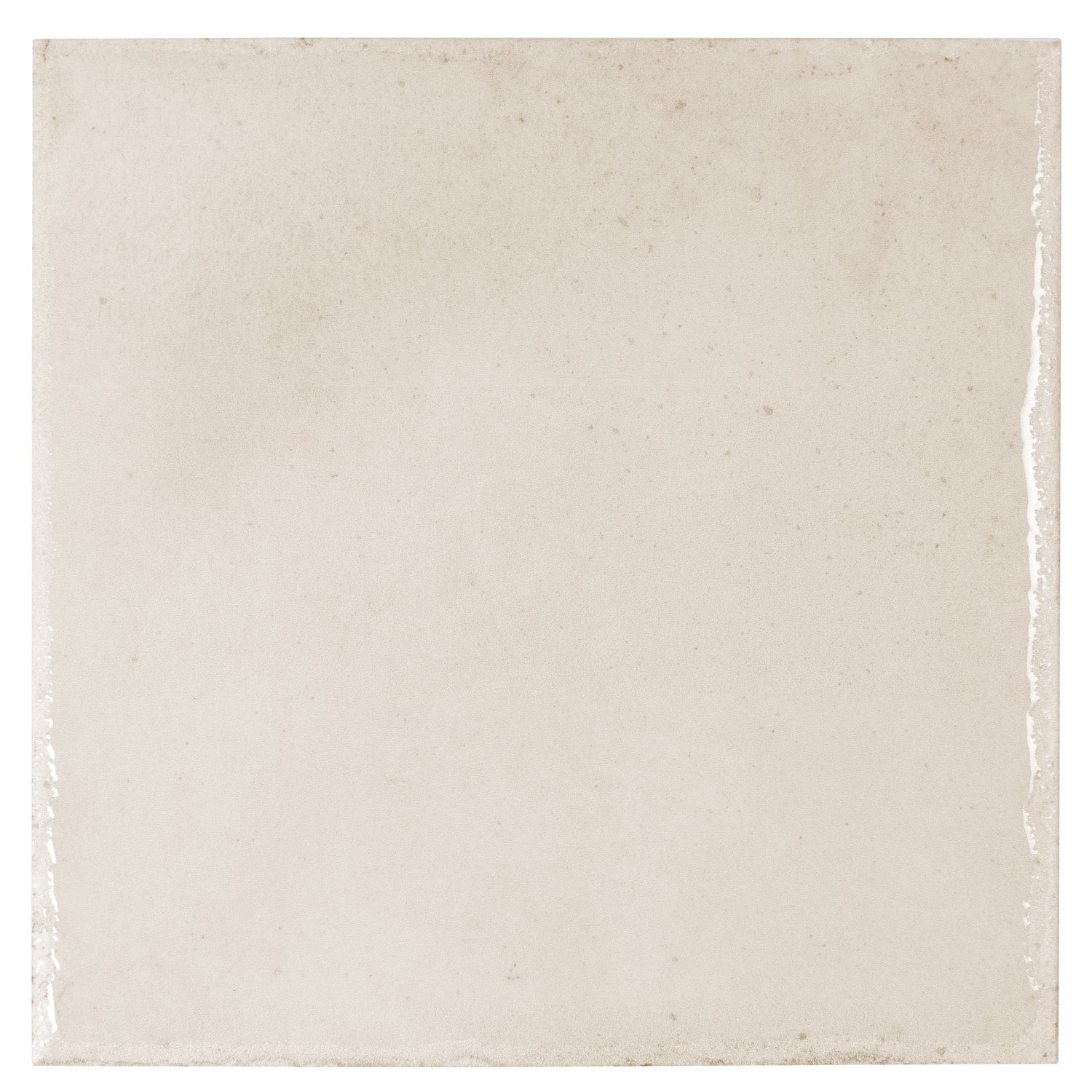 Warm Ivory 8x8 Glossy Zellige Square Subway Porcelain Tile (29 pack, 12.49 sq ft/case)