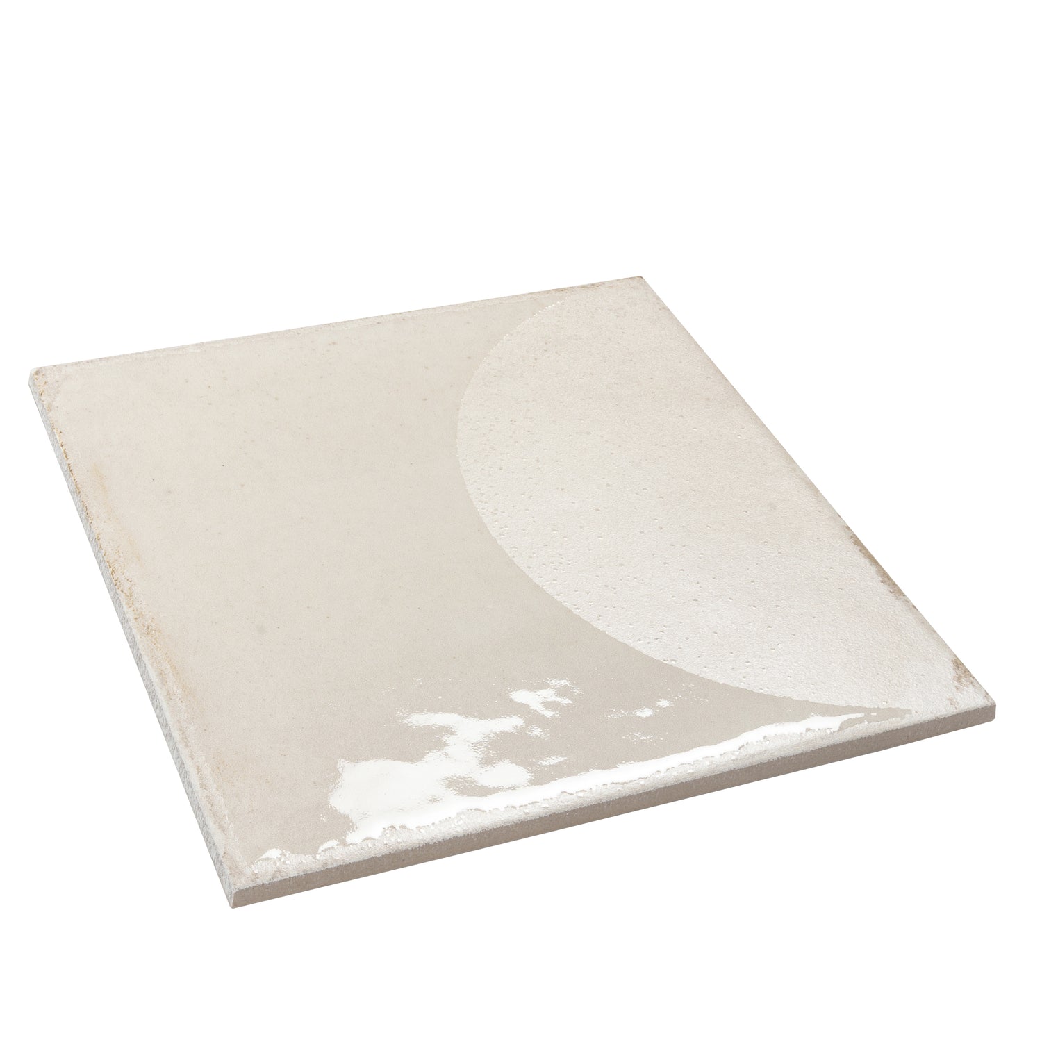 Warm Ivory 8x8 Matte, Glossy Square Motif Porcelain Tile (29 pack, 12.49 sq ft/case)