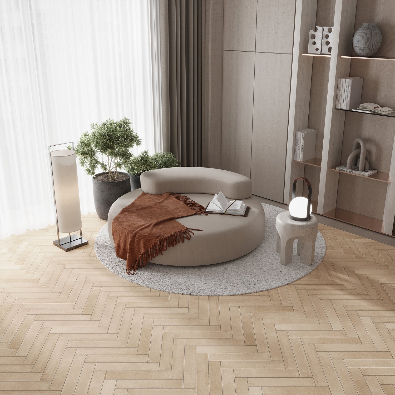 Soft Beige 3x16 Matte Subway Porcelain Tile (44 pack, 14.21 sq ft/case)
