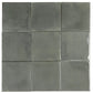 Dark Moss Green 8x8 Glossy Zellige Square Subway Porcelain Tile (29 pack, 12.49 sq ft/case)