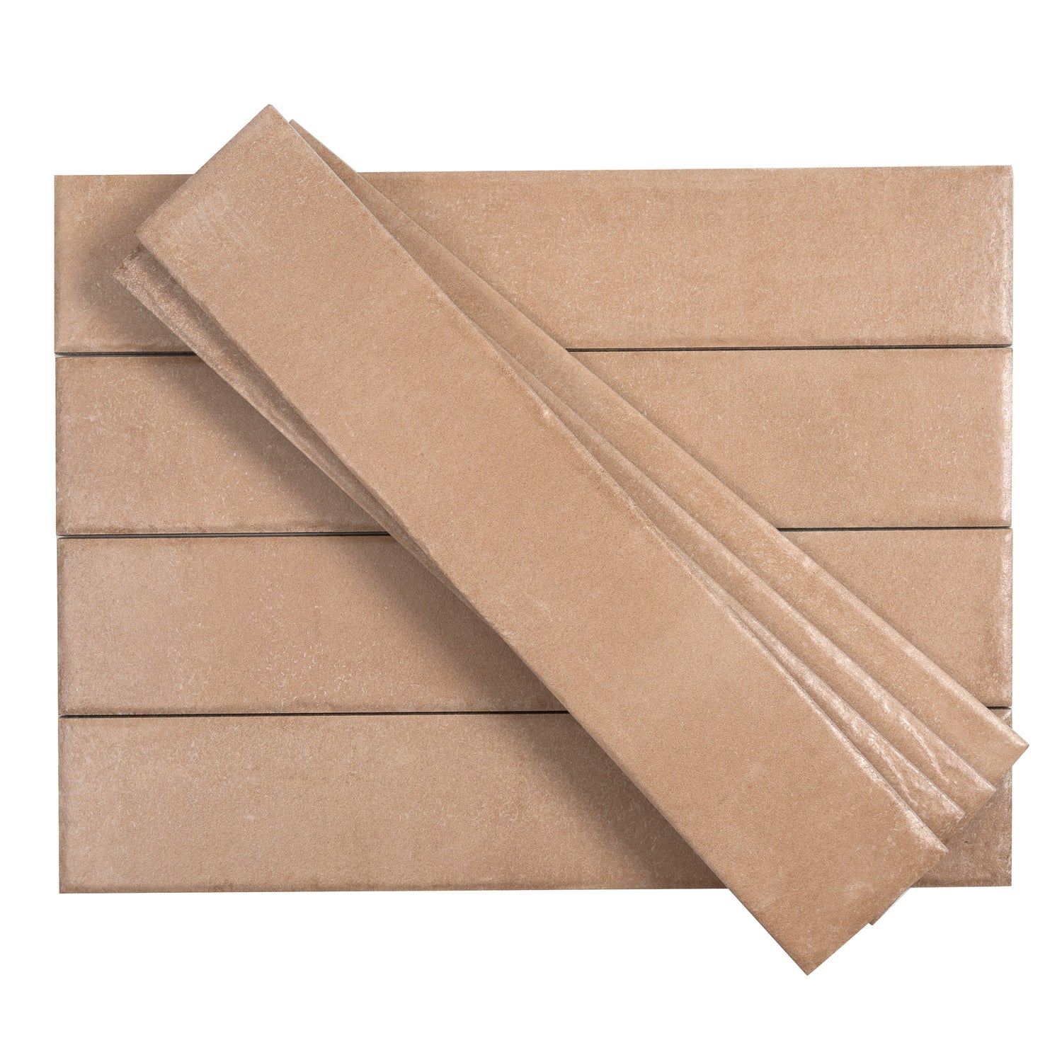 Earthy Terracotta 3x16 Matte Subway Porcelain Tile (44 pack, 14.21 sq ft/case)