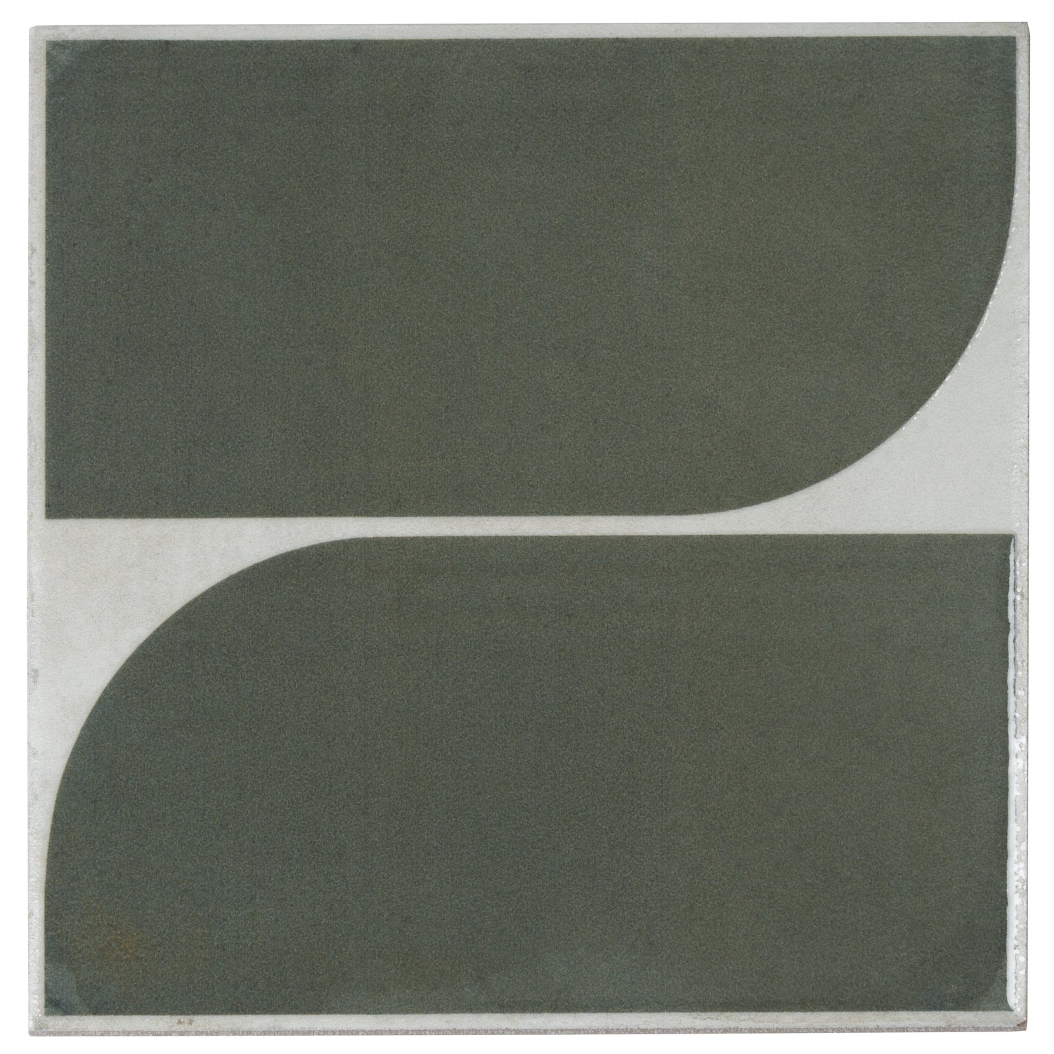 Sage Green Gray 8x8 Matte, Glossy Square Motif Porcelain Tile (29 pack, 12.49 sq ft/case)
