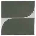 Sample - Sage Green Gray 8x8 Matte, Glossy Square Motif Porcelain Tile (29 pack, 12.49 sq ft/case)