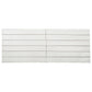Soft White 2x16 Glossy Zellige Subway Ceramic Tile (50 pack, 10.76 sq ft/case)