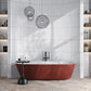 Soft White 2x16 Glossy Zellige Subway Ceramic Tile (50 pack, 10.76 sq ft/case)