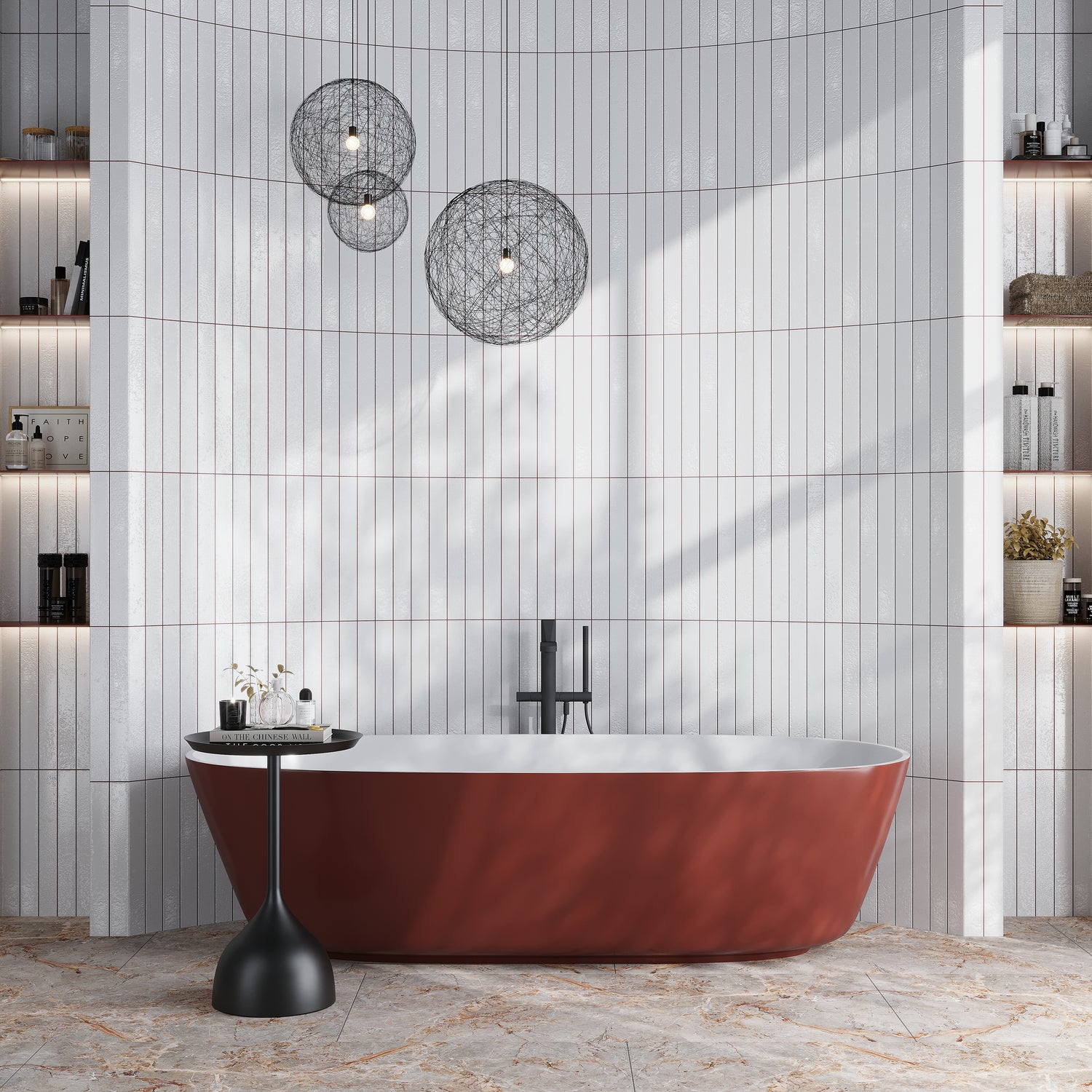 Soft White 2x16 Glossy Zellige Subway Ceramic Tile (50 pack, 10.76 sq ft/case)