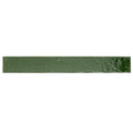 Sample - Tropical Green 2x16 Glossy Zellige Subway Ceramic Tile (50 pack, 10.76 sq ft/case)