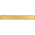 Sample - Brushed Gold 2x16 Glossy Zellige Subway Ceramic Tile (50 pack, 10.76 sq ft/case)