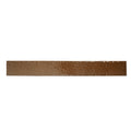 Glossy terra mocha brown 2x16 inch ceramic zellige subway wall tile with textured surface