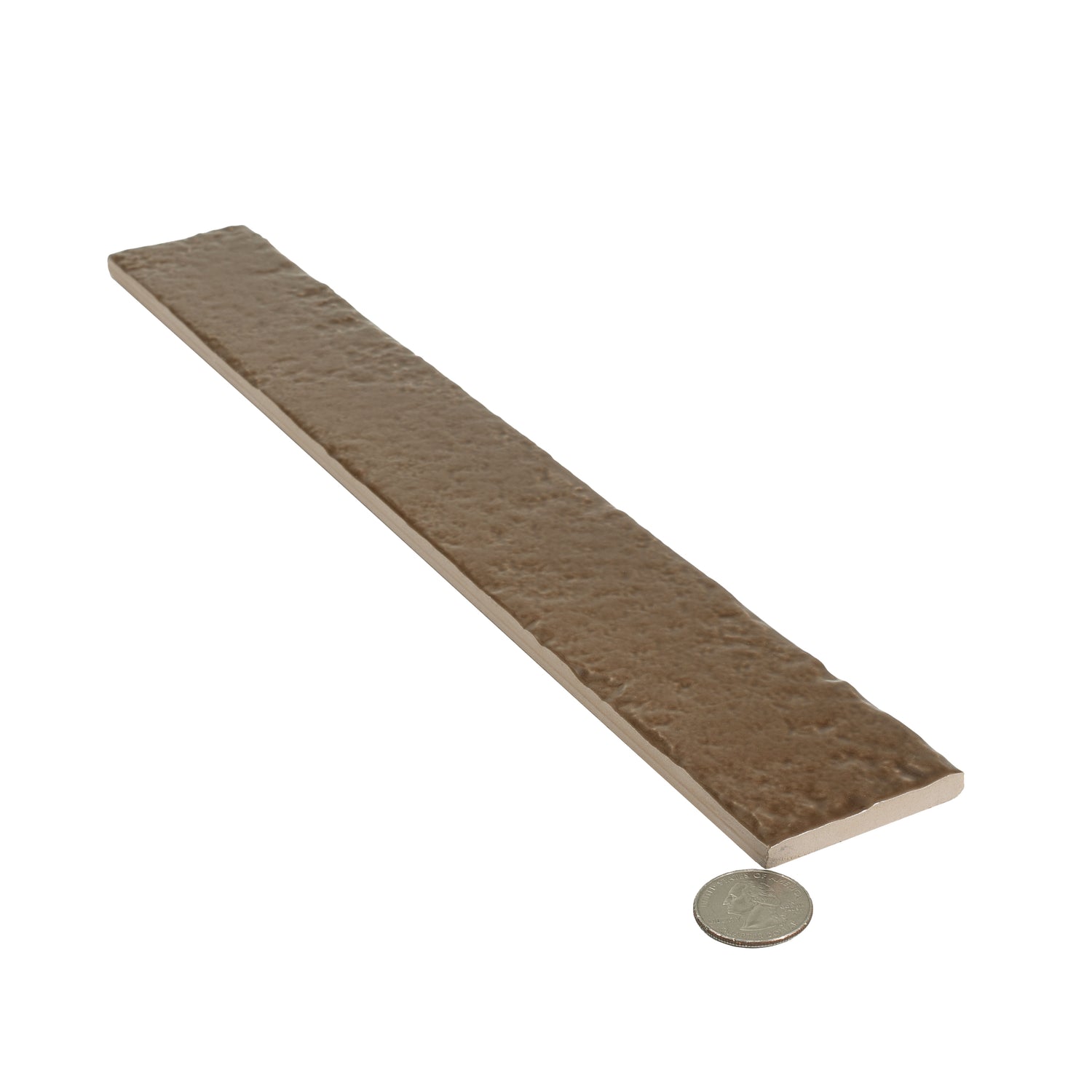 Terra Mocha 2x16 Glossy Zellige Subway Ceramic Tile (50 pack, 10.76 sq ft/case)