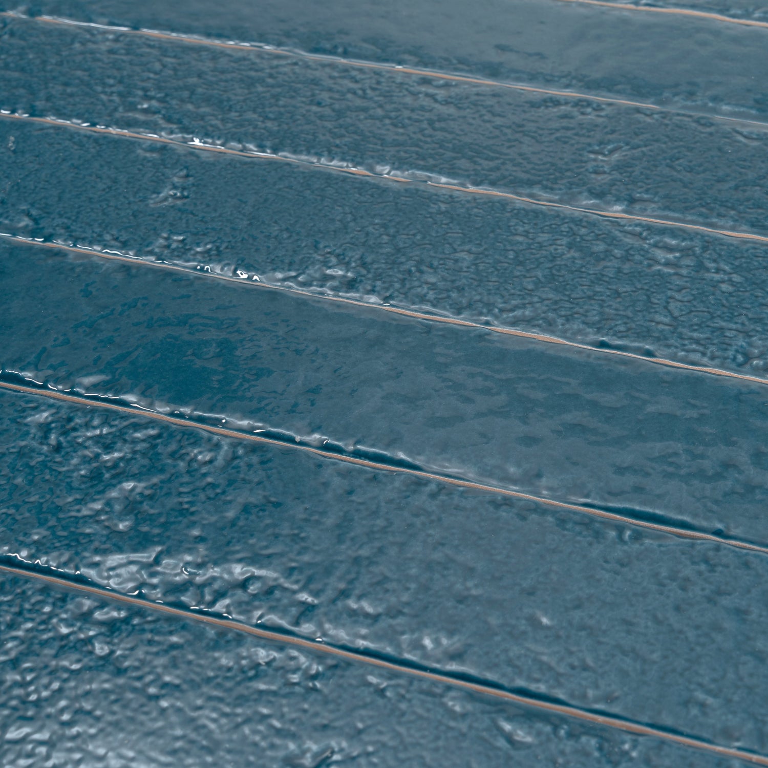 Valenza 2x16 Teal Green Ceramic Zellige Subway Wall Tile (50 Pack, 10.76 sq ft/case) - Sample