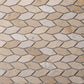 Beige 12x12 Polished Etched Hexagon Marble Mosaic Tile (5 pack, 4.92 sq ft/case) - Sample