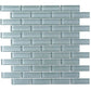 Stone Blue 12x12 Glossy Brick Glass Mosaic Tile (5 pack, 4.92 sq ft/case) - Sample