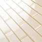 Lace White Glass Mosaic Tile