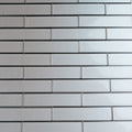 Sample - Gray 12x12 Brick Glossy Glass Mosaic Tile (5 pack, 4.83 sq ft/case)