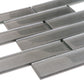 5 pack Gray 11.8-in. x 11.8-in. Polished Glass Mosaic Tile (4.83 Sq ft/case) - Sample