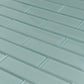 Ocean Blue 12x12 Glossy Brick Glass Mosaic Tile (5 pack, 4.83 sq ft/case) - Sample