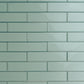 Ocean Blue 12x12 Glossy Brick Glass Mosaic Tile (5 pack, 4.83 sq ft/case) - Sample