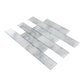 Light Gray 12x12 Brick Glossy Glass Mosaic Tile (5 pack, 4.83 sq ft/case) - Sample