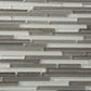 Gray 12x12 Brick Glossy Matte Textured Glass Mosaic Tile (5 pack, 4.83 sq ft/case) - Sample