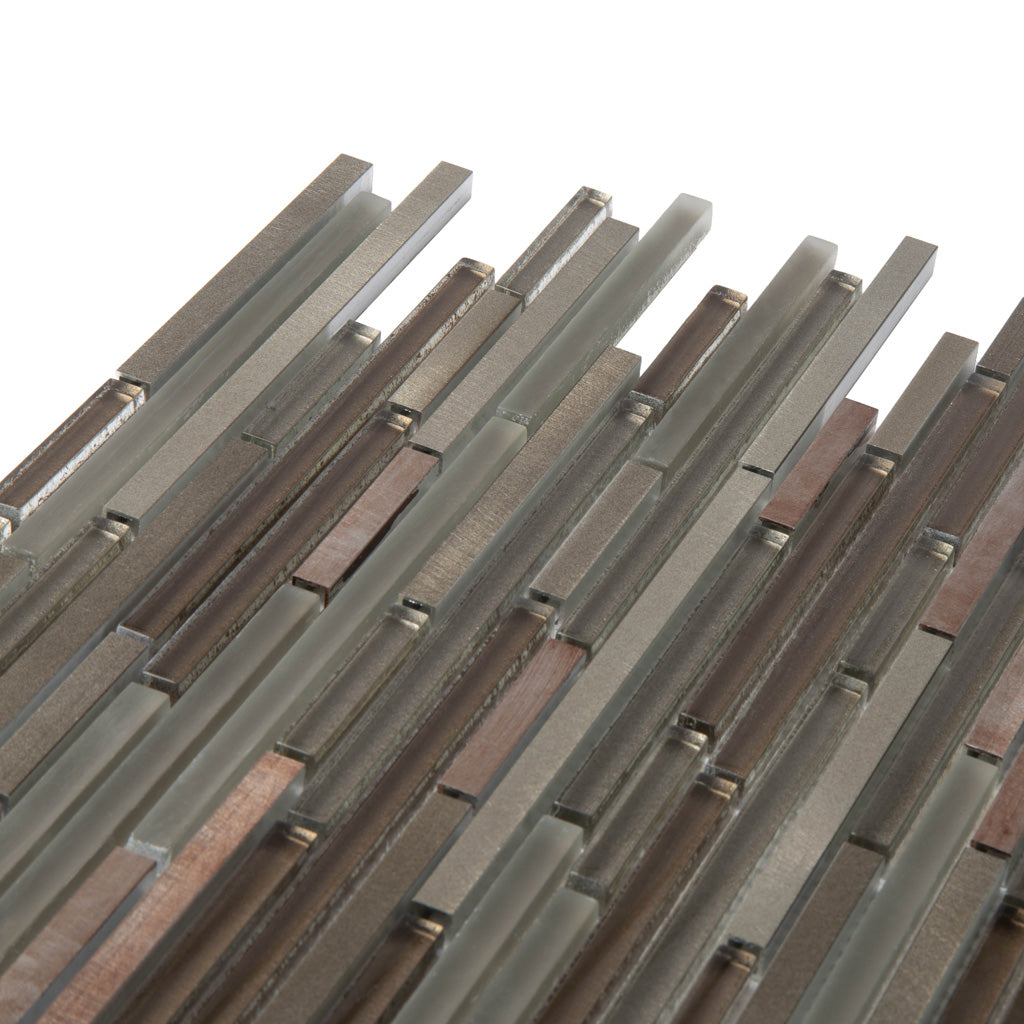 Gray and Brown Honed Tile