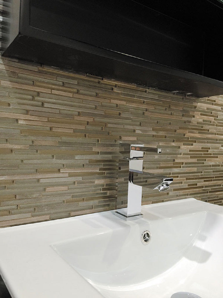 Gray and Brown Glass Tile