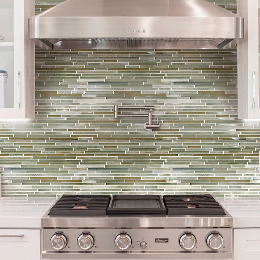 Gray and Brown Mosaic Tiles