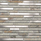 Gray 12x12 Polished Textured Brick Stone Metal Mosaic Tile (5 pack, 4.83 sq ft/case) - Sample