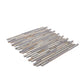 Gray 12x12 Polished Textured Brick Stone Metal Mosaic Tile (5 pack, 4.83 sq ft/case) - Sample