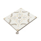 Purple, White, Yellow 9x9 Matte, Glossy Floral Square Porcelain Tile (13 pack, 6.96 sq ft/case)