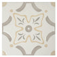 Palmera 9x9 Muted WYG Porcelain Floral Square Wall and Floor Tile (13 Pack, 6.96 sq ft/case) - Sample