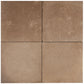Palmera 9x9 Terracotta Brown Porcelain Plain Square Wall and Floor Tile (13 Pack, 6.96 sq ft/case) - Sample