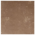 Terracotta brown 9x9 matte porcelain tile with subtle texture and warm earthy tones
