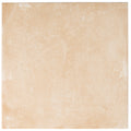 Terracotta beige plain matte square porcelain tile with subtle texture for wall and floor