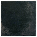 black 8x8 matte square porcelain tile with textured surface for wall and floor