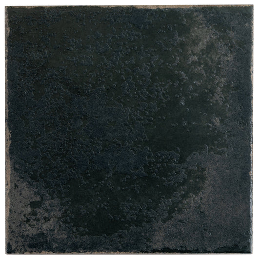Faenza 8x8 Black Porcelain Square Wall and Floor Tile (15 Pack, 6.46 sq ft/case)
