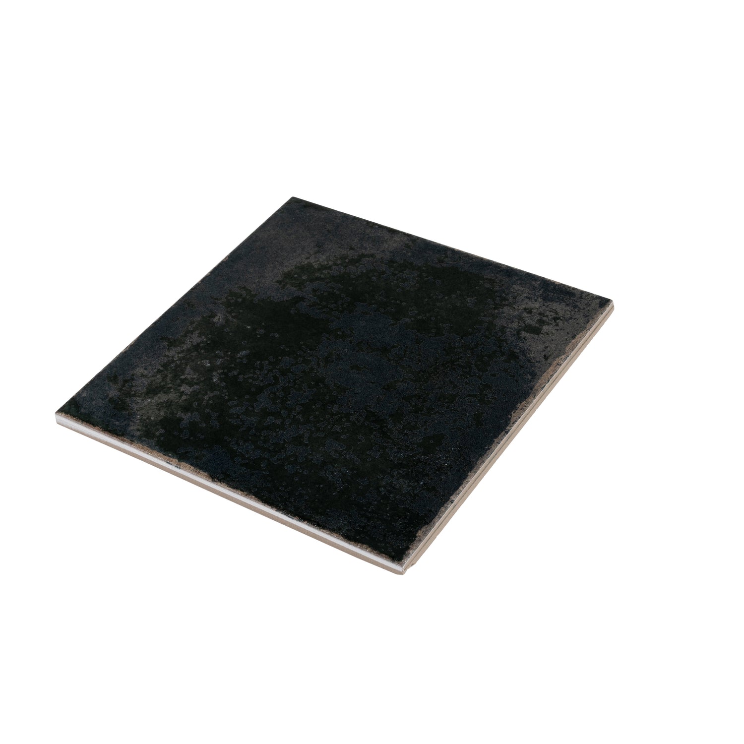 Faenza 8x8 Black Porcelain Square Wall and Floor Tile (15 Pack, 6.46 sq ft/case) - Sample