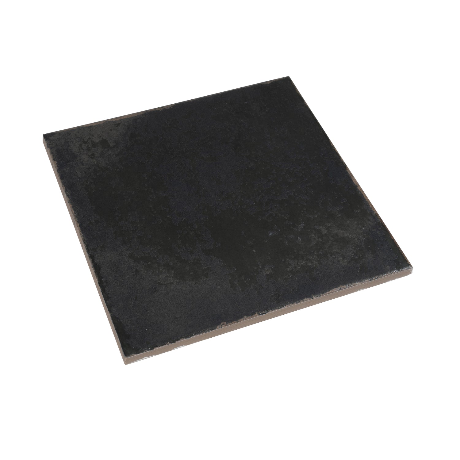 Faenza 8x8 Black Porcelain Square Wall and Floor Tile (15 Pack, 6.46 sq ft/case)