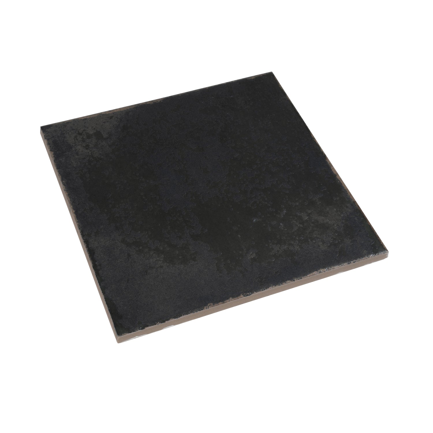 Faenza 8x8 Black Porcelain Square Wall and Floor Tile (15 Pack, 6.46 sq ft/case) - Sample