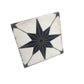 Faenza 8x8 White Black Porcelain Square Motif Wall and Floor Tile (15 Pack, 6.46 sq ft/case)