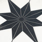 Faenza 8x8 White Black Porcelain Square Motif Wall and Floor Tile (15 Pack, 6.46 sq ft/case)