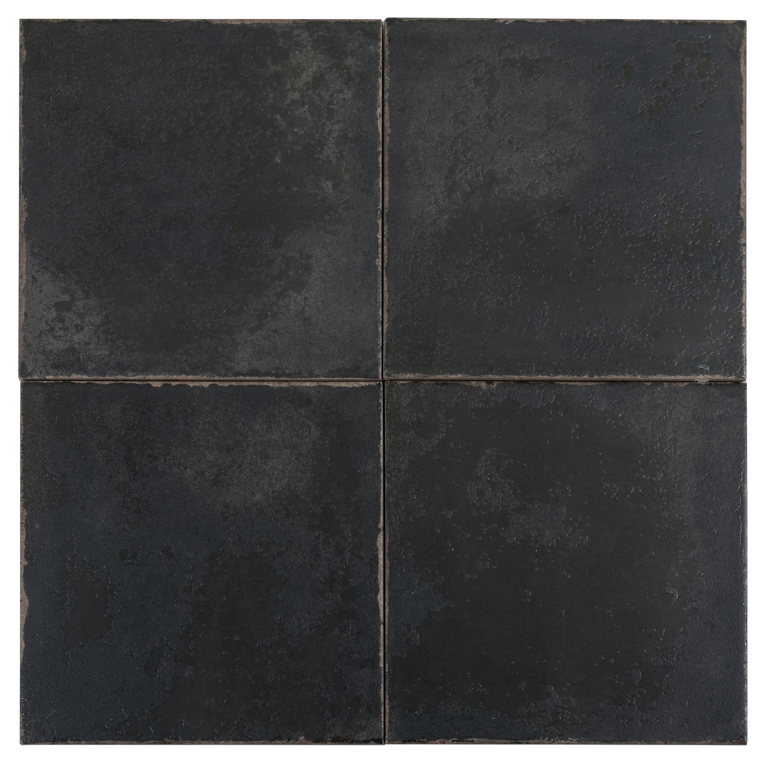 Faenza 8x8 Black Porcelain Square Wall and Floor Tile (15 Pack, 6.46 sq ft/case)