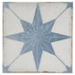 Faenza 8x8 White Weathered Slate Porcelain Square Motif Wall and Floor Tile (15 Pack, 6.46 sq ft/case)