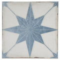 Sample - White Weathered Slate 8x8 Matte Square Motif Porcelain Tile (15 pack, 6.46 sq ft/case)