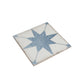 Faenza 8x8 White Weathered Slate Porcelain Square Motif Wall and Floor Tile (15 Pack, 6.46 sq ft/case)