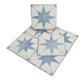 Faenza 8x8 White Weathered Slate Porcelain Square Motif Wall and Floor Tile (15 Pack, 6.46 sq ft/case)