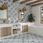 Faenza 8x8 Weathered Slate Porcelain Square Wall and Floor Tile (15 Pack, 6.46 sq ft/case)