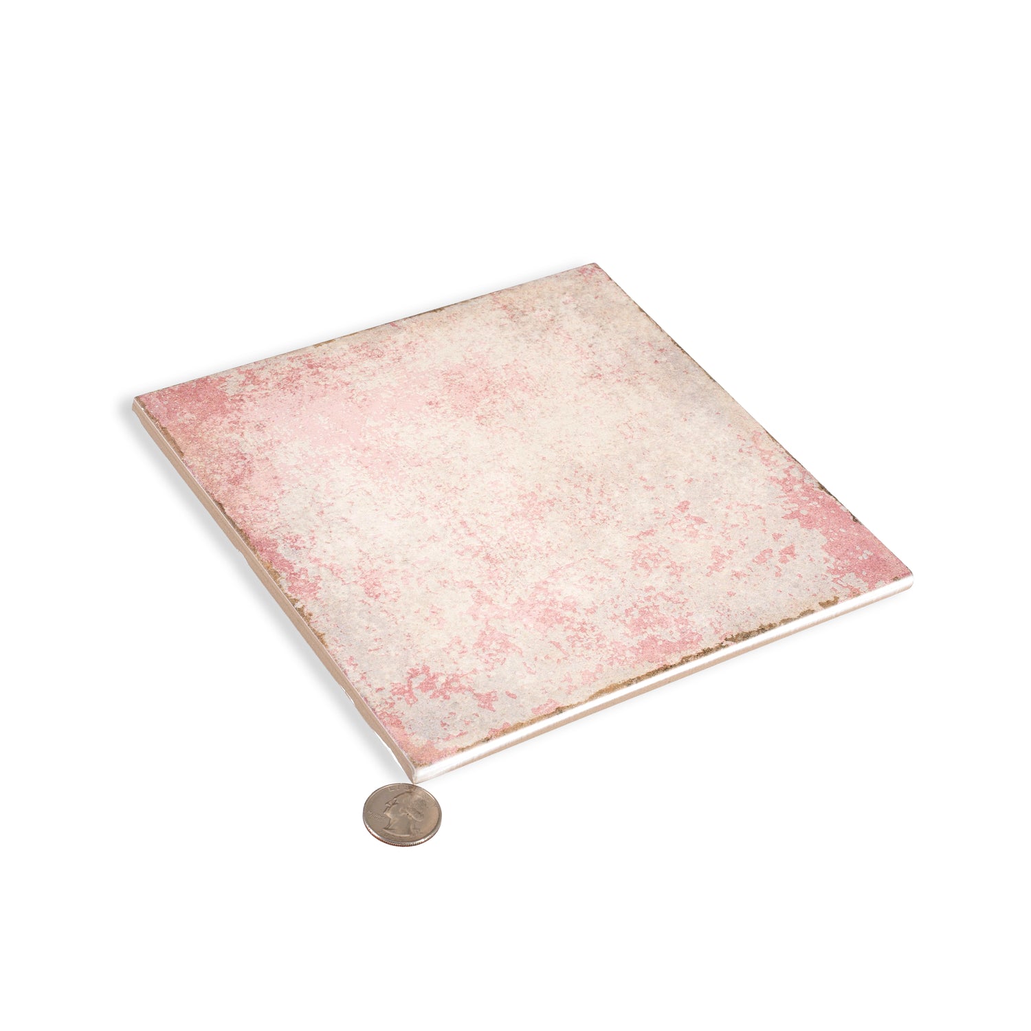 Sample - Dusty Pink 8x8 Matte Square Porcelain Tile (15 pack, 6.46 sq ft/case)